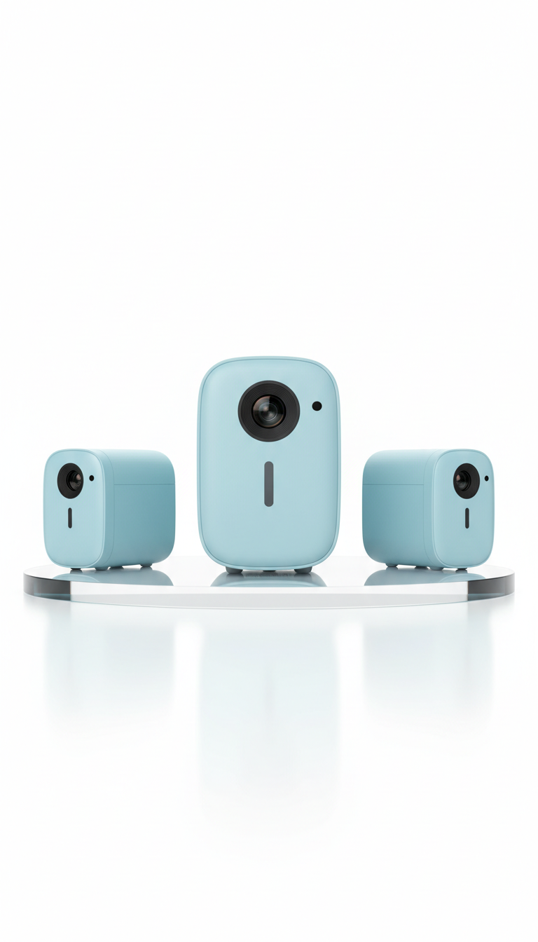 Smart LED Projector in Icy Blue