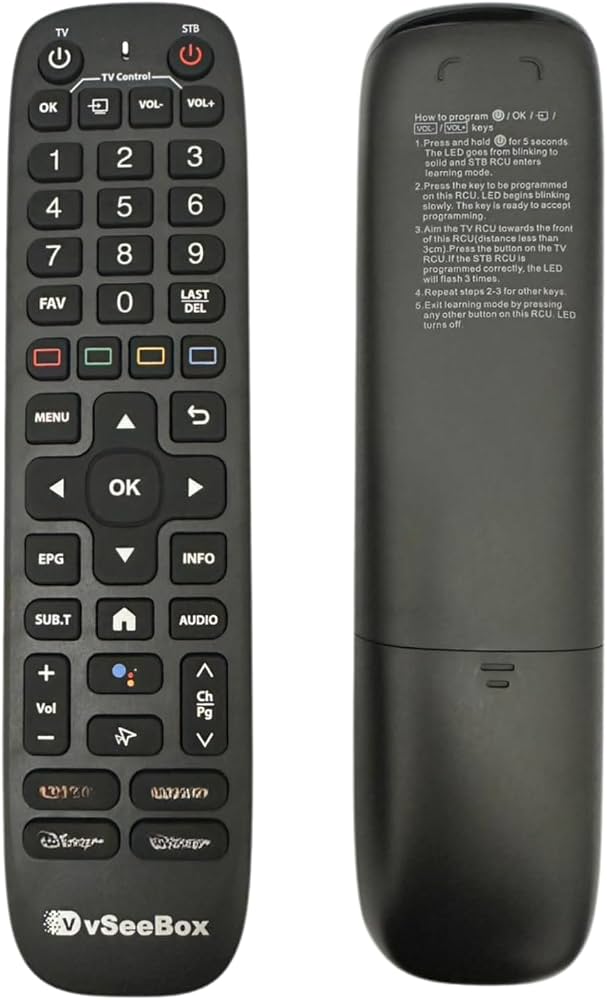 vSeeBox V6 Plus Remote